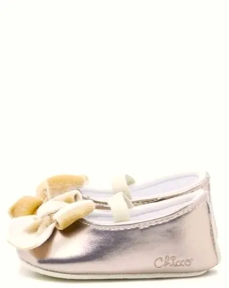 CHICCO BABY BALLERINA OPERLA 7004100-050 PLATINUM LAMINATED PU